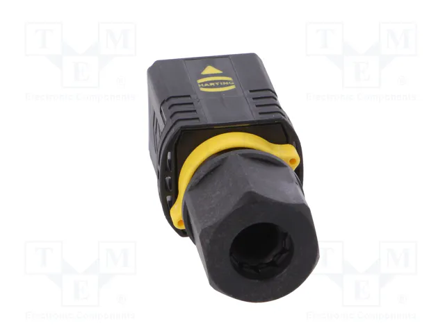 HARTING Conector industrial rectangular macho de 4 pines