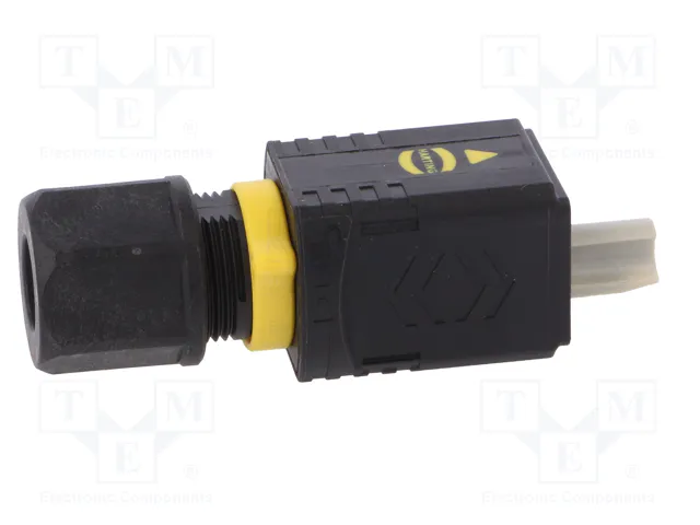 HARTING Conector industrial rectangular macho de 4 pines