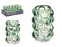 Giftdecor Portavela Bola Verde 8.4x12.5x8.4 cm (Set de 12)