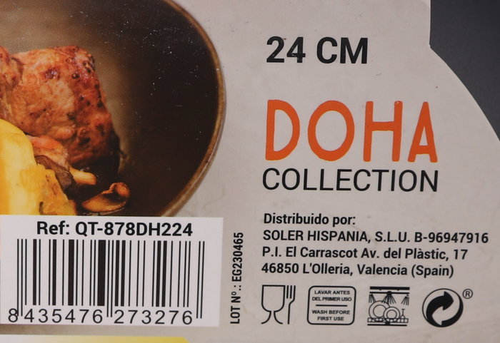 Quttin Wok Doha de aluminio forjado 24 cm