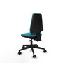PIQUERAS Y CRESPO Silla de oficina Elche color Turquesa sin brazos