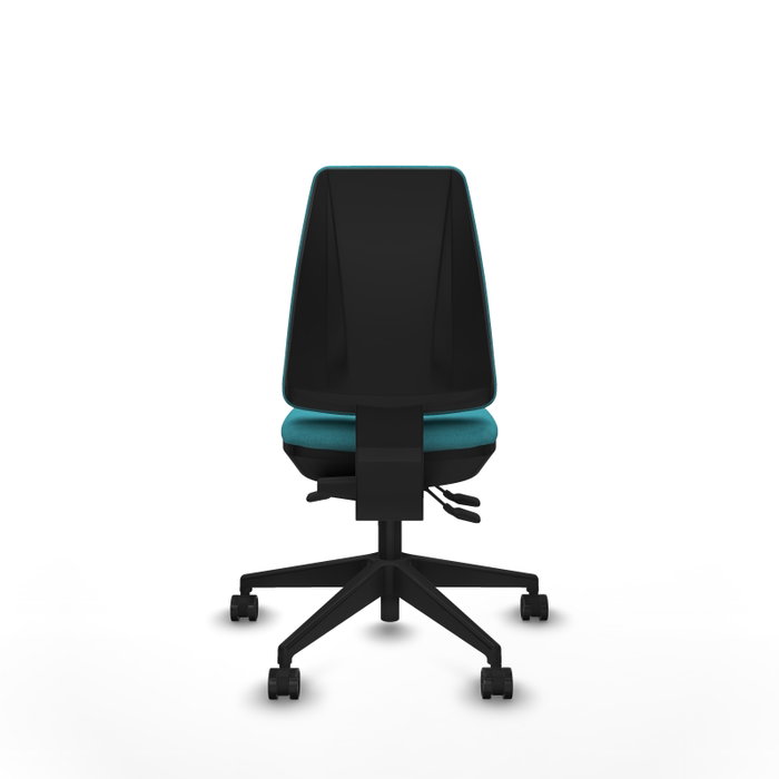 PIQUERAS Y CRESPO Silla de oficina Elche color Turquesa sin brazos PIQUERAS Y CRESPO Silla de oficina Elche color Turquesa sin brazos