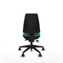 PIQUERAS Y CRESPO Silla de oficina Elche color Turquesa sin brazos