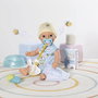 Zapf Creation Muñeco Baby Born 36cm - Bebe Agua, Moja Pañal, Duerme, Móvil, con 7 Accesorios: Biberón, Chupete, Pañales, Plato, Cuchara, Botella y Certificado