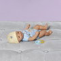 Zapf Creation Muñeco Baby Born 36cm - Bebe Agua, Moja Pañal, Duerme, Móvil, con 7 Accesorios: Biberón, Chupete, Pañales, Plato, Cuchara, Botella y Certificado