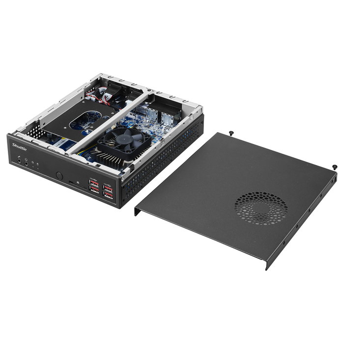 Shuttle DH32U5 Mini PC Barebone Intel Core i5 11ª Gen DDR4 SSD HDD Negro Shuttle DH32U5 Mini PC Barebone Intel Core i5 11ª Gen DDR4 SSD HDD Negro