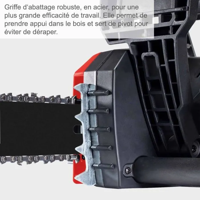 Scheppach Motosierra Eléctrica CSE2600 - 45.5 cm - 2400 W - Negro y Rojo