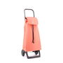 Rolser Jet LN Joy - Carro de la Compra Plegable, 2 Ruedas, 40 Litros, Asa Ergonómica, Base Abatible, Aluminio, Color Coral