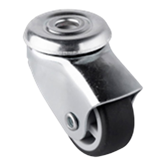 Cascoo Rueda de mobiliario Emily, 30 mm, sin freno, goma gris Cascoo Rueda de mobiliario Emily, 30 mm, sin freno, goma gris