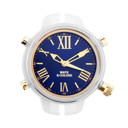 Watxandco RWA4048 Reloj de Cuarzo para Mujer con Esfera Azul