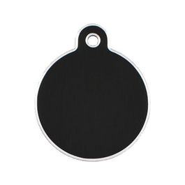 Placa identificativa para collar Imarc Circle Negro
