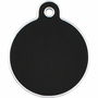 Placa identificativa para collar Imarc Circle Negro