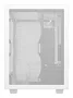 DeepCool CH260 WH - Caja de PC Micro Torre Blanco, Compatible con micro-ATX, Mini-ITX, para Gaming, con Ventana Lateral de Vidrio Templado y Soporte para Radiador 360mm
