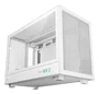 DeepCool CH260 WH - Caja de PC Micro Torre Blanco, Compatible con micro-ATX, Mini-ITX, para Gaming, con Ventana Lateral de Vidrio Templado y Soporte para Radiador 360mm
