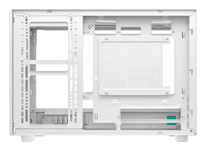 DeepCool CH260 WH - Caja de PC Micro Torre Blanco, Compatible con micro-ATX, Mini-ITX, para Gaming, con Ventana Lateral de Vidrio Templado y Soporte para Radiador 360mm