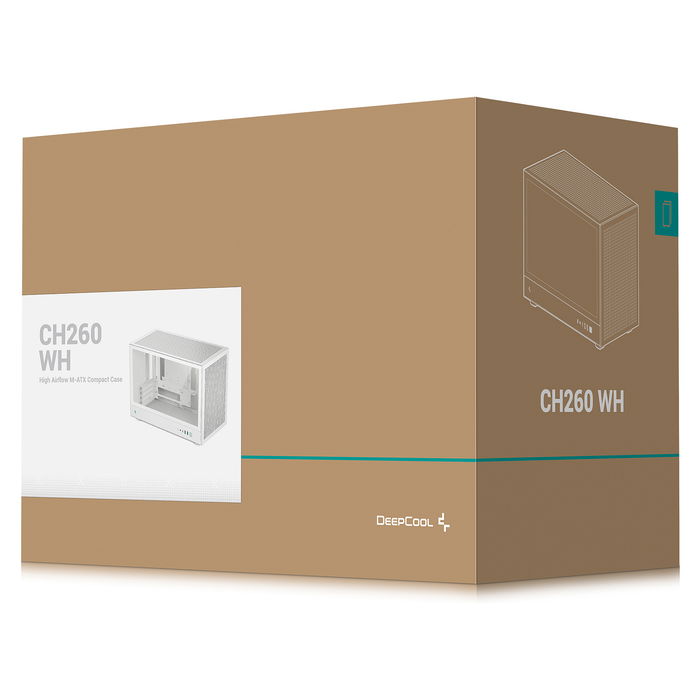 Deepcool CH260 Torre Micro Blanco para Juego