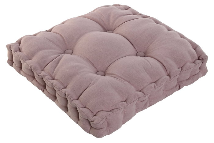 DKD Home Decor Cojin Rosa Palo 42 x 8 x 42 cm (2 Unidades) Colección Basic colors Ambiente Urban