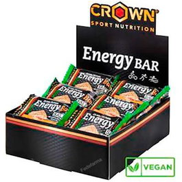 CROWN SPORT NUTRITION Energy Vegan Bar Salty Peanut 12 x 60 g
