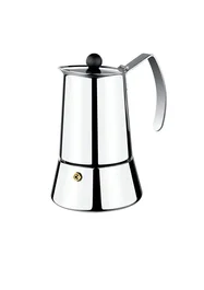Monix Cafetera Italiana Eterna M630006, 6 Tazas, Acero inoxidable