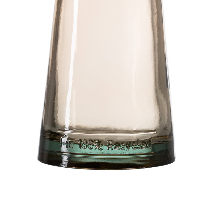 Jarrón Champán Vidrio Reciclado We Care 9,50 X 9,50 X 51 cm