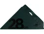 Liderpapel Escuadra de Acrílico Verde 28 cm
