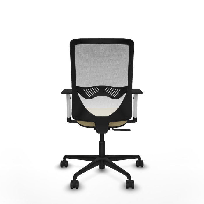 PIQUERAS Y CRESPO Silla de oficina Zulema con mecanismo Sincro, Crema y Blanco PIQUERAS Y CRESPO Silla de oficina Zulema con mecanismo Sincro, Crema y Blanco