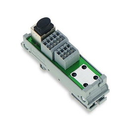 WAGO 289-175 Módulo de montaje hacia abajo RJ-45 para terminales de placa de circuito impreso
