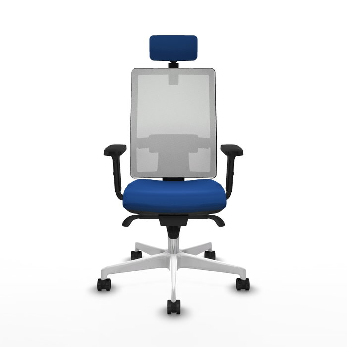 PIQUERAS Y CRESPO Silla de oficina Horna Azul y Blanco PIQUERAS Y CRESPO Silla de oficina Horna Azul y Blanco