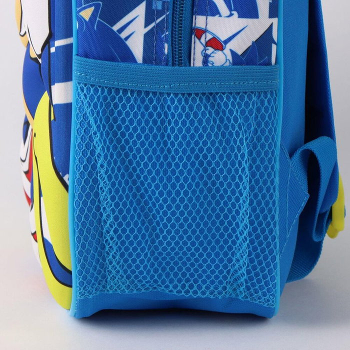 Cerdá Mochila Infantil 3D Sonic the Hedgehog Azul