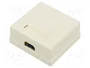 GOOBAY Módulo RJ45 Cat 6 Blanco
