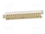 HARTING Conector de datos DIN 41612 de 48 pines THT recto