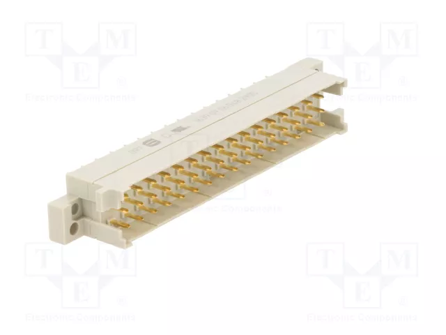 HARTING Conector de datos DIN 41612 de 48 pines THT recto