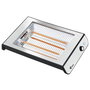 Thulos TH-TP102 Tostador Plano Acero Inoxidable 600W