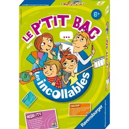 Ravensburger LES INCOLLABLES Juego de mesa Le Petit Bac con 140 Categorías Originales para Familia