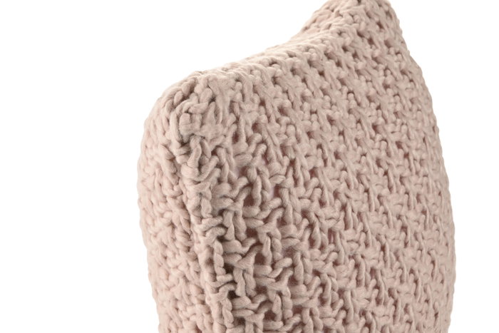 DKD Home Decor Cojín de Acrílico 45x45 cm Rosa Palo