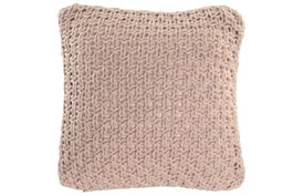DKD Home Decor Cojín de Acrílico 45x45 cm Rosa Palo