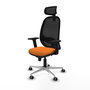 PIQUERAS Y CRESPO Silla de oficina Cilanco Naranja y Negro