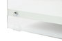 DKD Home Decor Mesa de Centro de Cristal Templado Blanco y Transparente