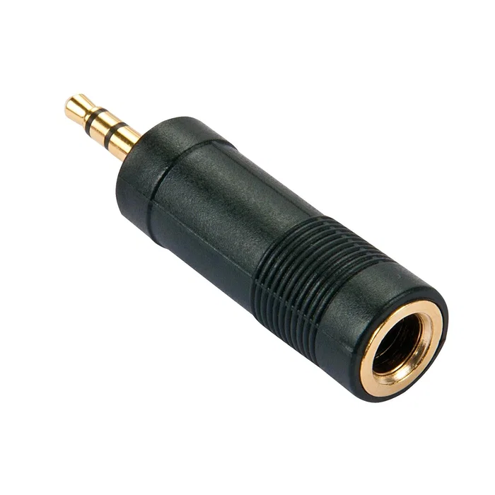 Lindy Adaptador de audio 3.5mm macho a 6.3mm hembra Negro 35621 Lindy Adaptador de audio 3.5mm macho a 6.3mm hembra Negro 35621