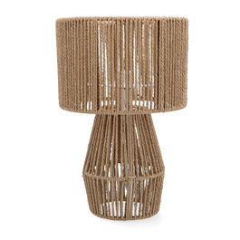 Lámpara Ratán con Cable Nora Vinthera 10,5x32 cm_Tulipa 20 cm