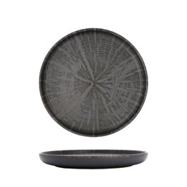Summa Plato Nórdico Gris Forest de Gres, Diámetro 22 cm (Set de 6)