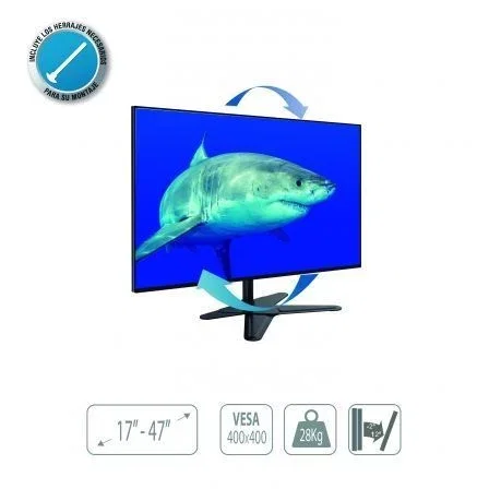 Soporte de Sobremesa Inclinable TM Electrón TMSLC421 para TV de 17-47"/ hasta 43kg Soporte de Sobremesa Inclinable TM Electrón TMSLC421 para TV de 17-47"/ hasta 43kg