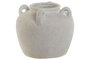 DKD Home Decor Jarrón de Gres con Asas Blanco