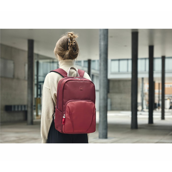 Wenger Motion Mochila Digital Roja para Portátil 15.6" Ciudad Nylon 20L