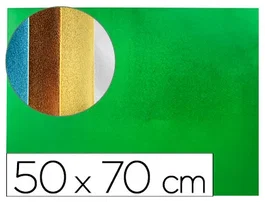 Liderpapel Goma eva metalizada verde 50x70 cm 2 mm