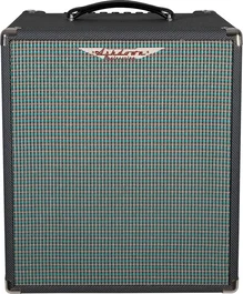 Ashdown UK-SBM-112-200 Amplificador Combo de Bajo 200W 1x12" Fabricado en Reino Unido con Overdrive, Salida DI y de Auriculares, Acabado Ice Blue Charcoal Tweed