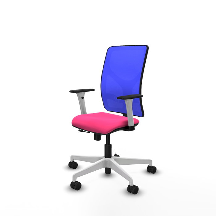 PIQUERAS Y CRESPO Silla de oficina Motilla con mecanismo Sincro/Traslack, Rosa y Azul PIQUERAS Y CRESPO Silla de oficina Motilla con mecanismo Sincro/Traslack, Rosa y Azul