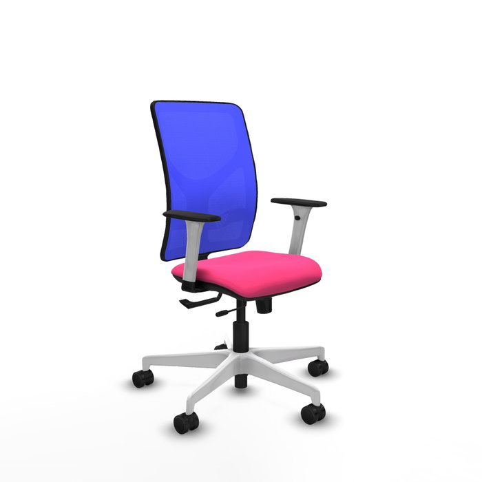 PIQUERAS Y CRESPO Silla de oficina Motilla con mecanismo Sincro/Traslack, Rosa y Azul PIQUERAS Y CRESPO Silla de oficina Motilla con mecanismo Sincro/Traslack, Rosa y Azul
