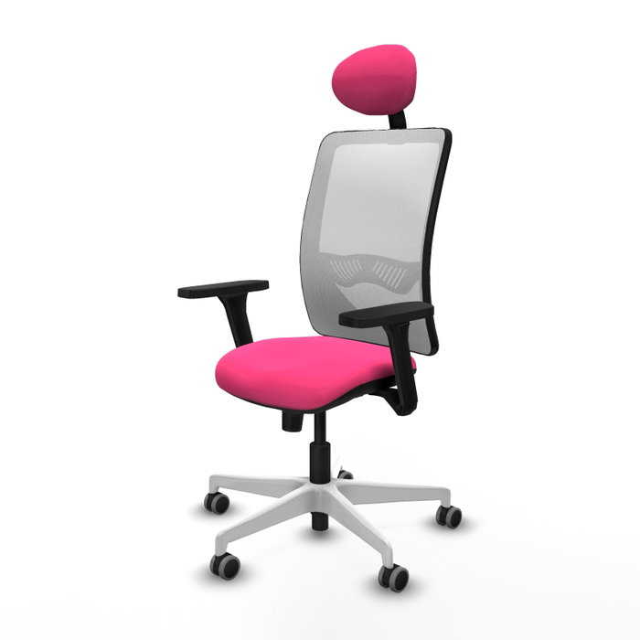 PIQUERAS Y CRESPO Silla de oficina Zulema Rosa con mecanismo Sincro PIQUERAS Y CRESPO Silla de oficina Zulema Rosa con mecanismo Sincro