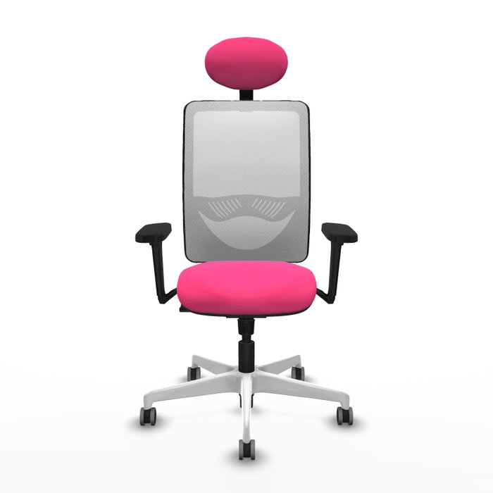 PIQUERAS Y CRESPO Silla de oficina Zulema Rosa con mecanismo Sincro PIQUERAS Y CRESPO Silla de oficina Zulema Rosa con mecanismo Sincro